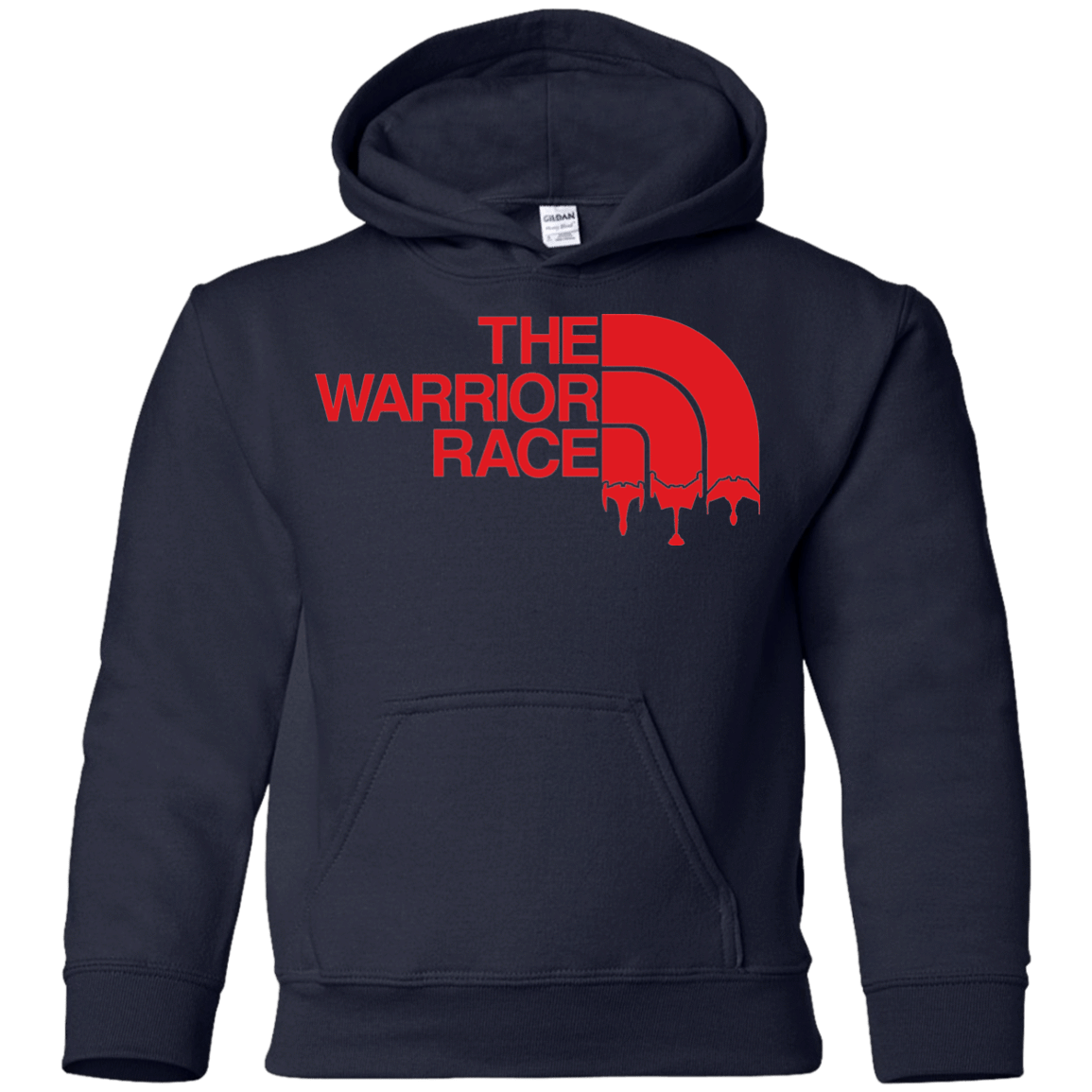 Sweatshirts Navy / YS THE WARRIOR RACE Youth Hoodie