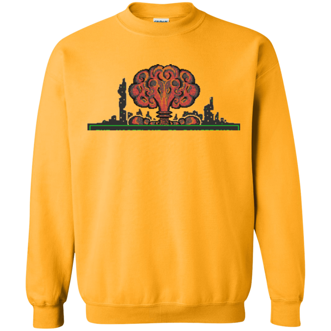 Sweatshirts Gold / Small The Wasteland is Dangerous Crewneck Sweatshirt