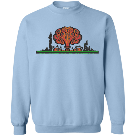 Sweatshirts Light Blue / Small The Wasteland is Dangerous Crewneck Sweatshirt