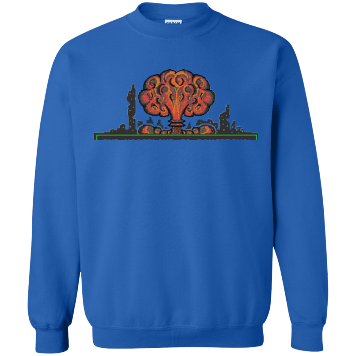 Sweatshirts Royal / Small The Wasteland is Dangerous Crewneck Sweatshirt