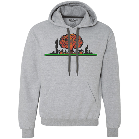 Sweatshirts Sport Grey / Small The Wasteland is Dangerous Premium Fleece Hoodie