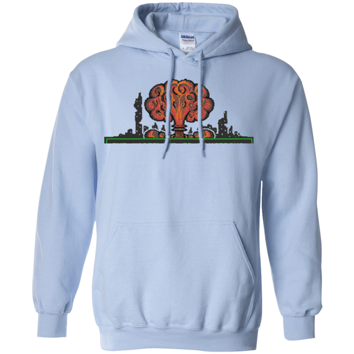 Sweatshirts Light Blue / Small The Wasteland is Dangerous Pullover Hoodie