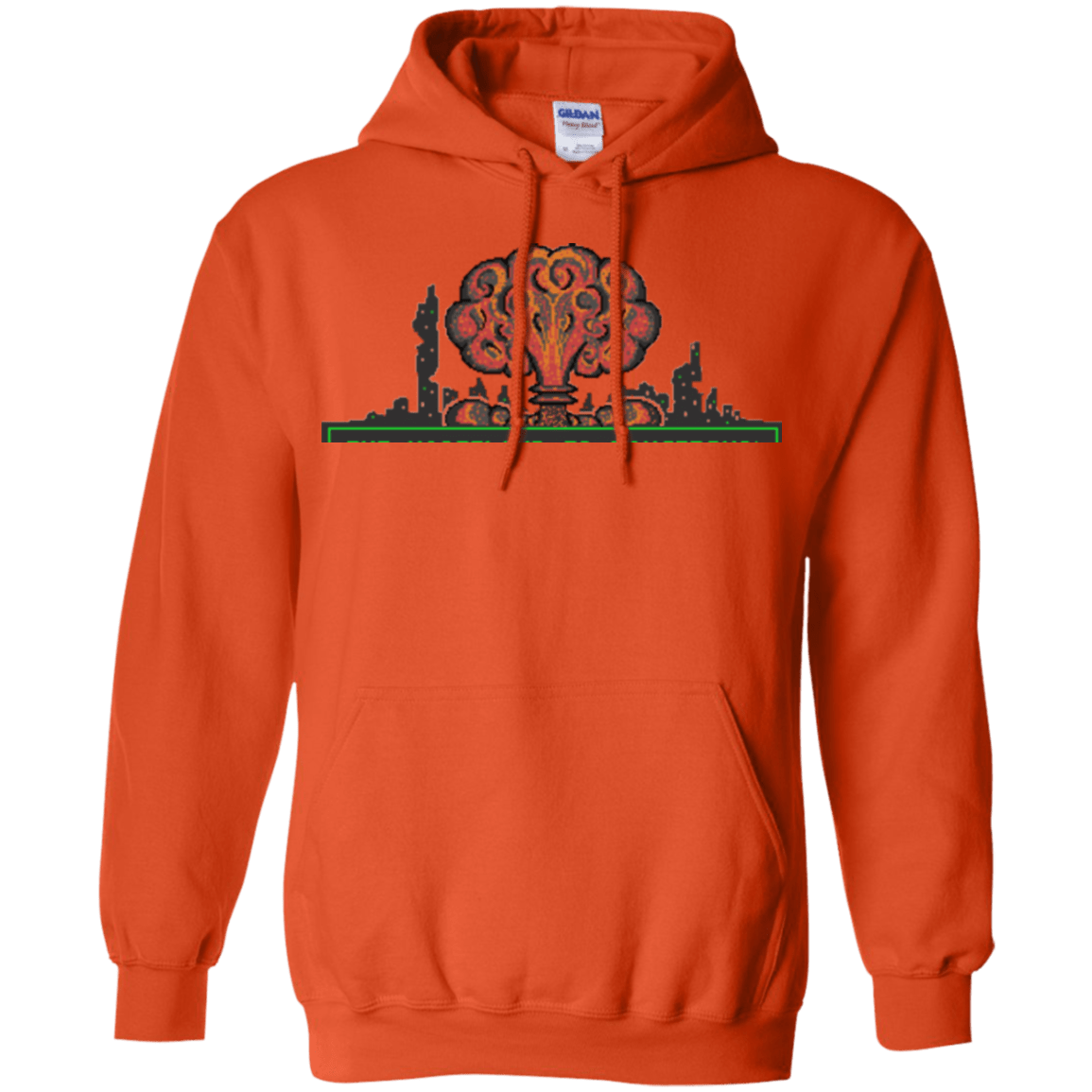 Sweatshirts Orange / Small The Wasteland is Dangerous Pullover Hoodie
