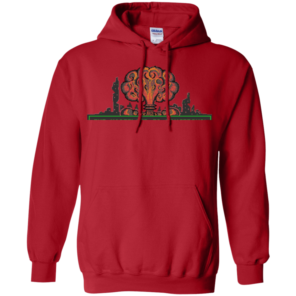 Sweatshirts Red / Small The Wasteland is Dangerous Pullover Hoodie