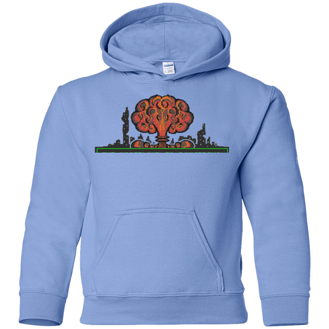 Sweatshirts Carolina Blue / YS The Wasteland is Dangerous Youth Hoodie