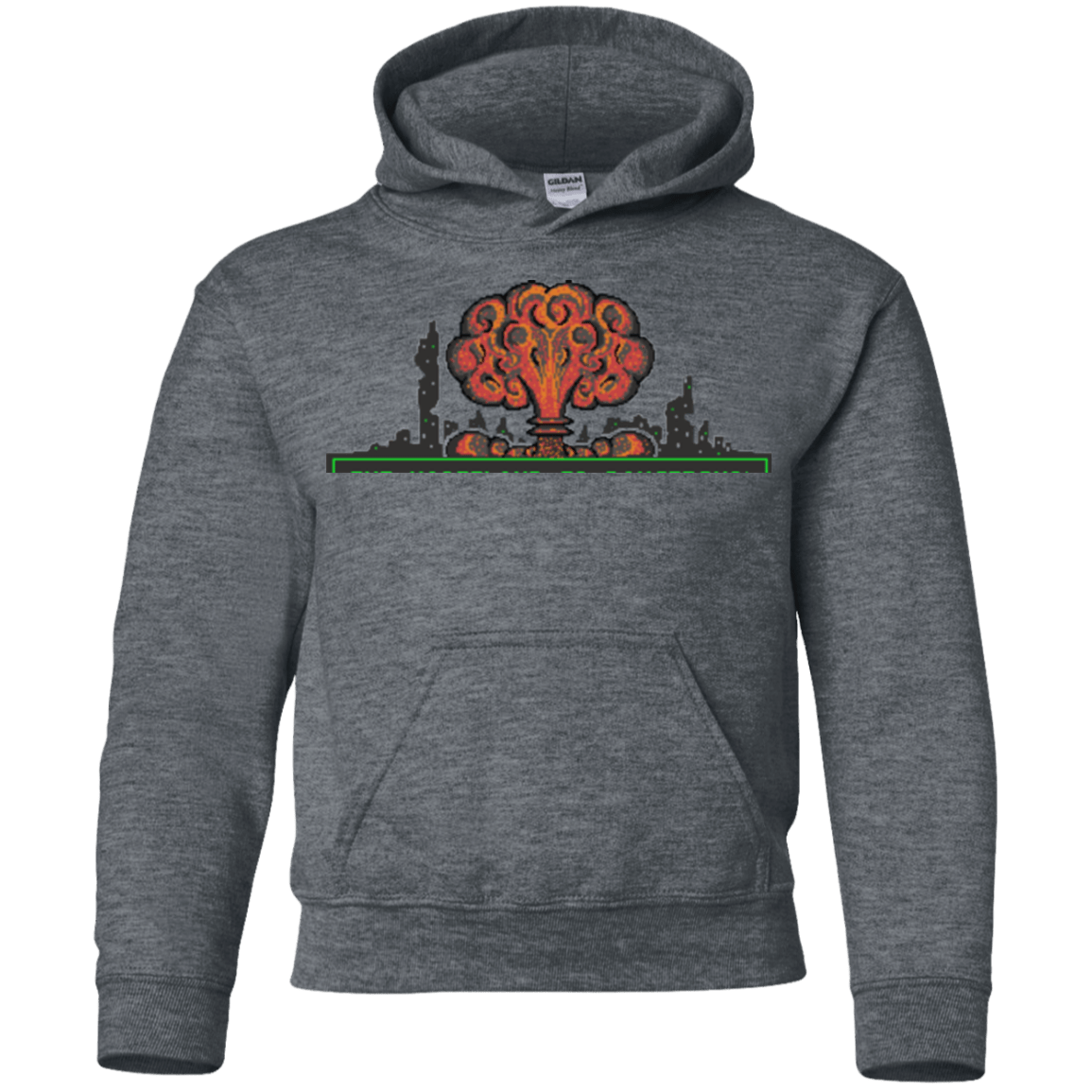 Sweatshirts Dark Heather / YS The Wasteland is Dangerous Youth Hoodie