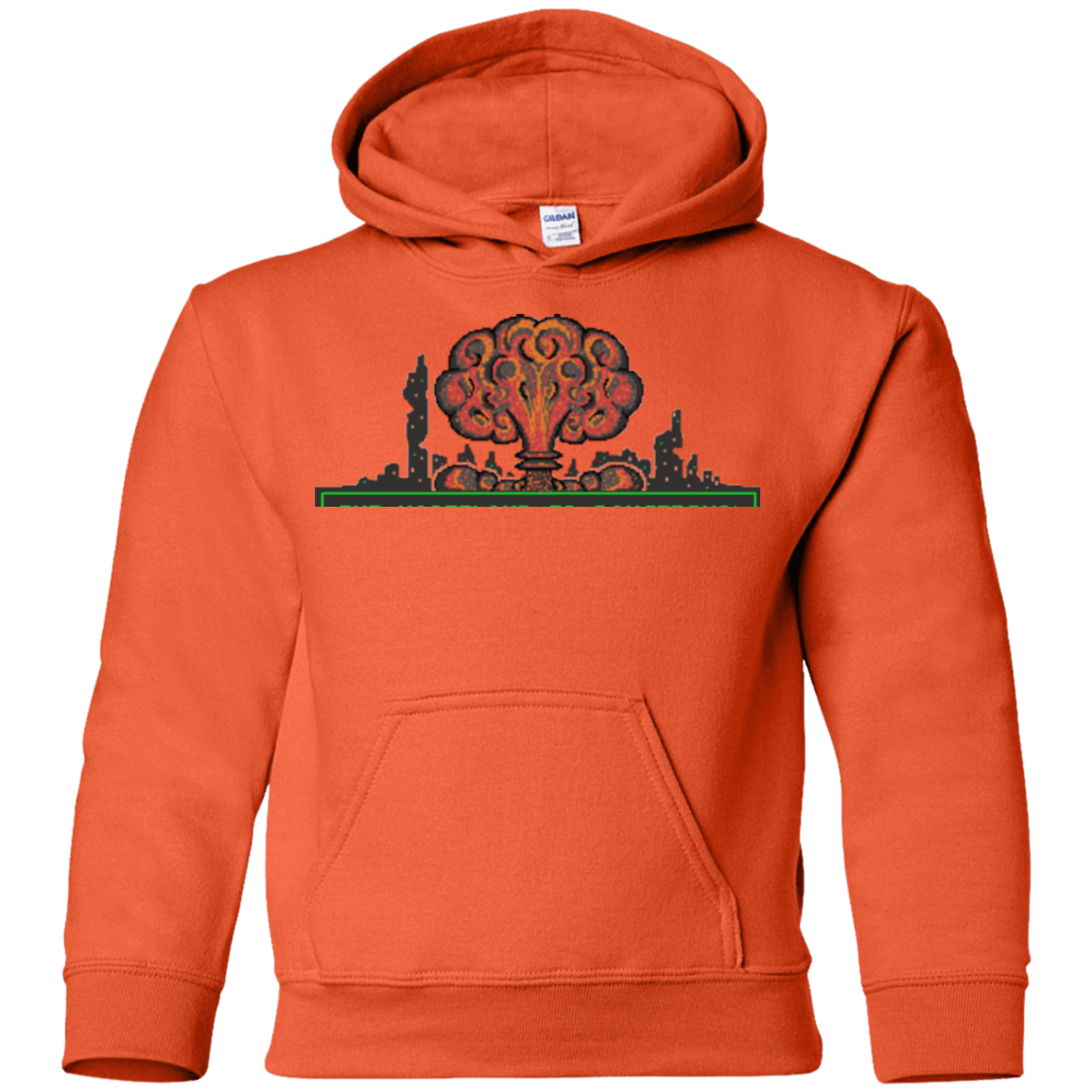 Sweatshirts Orange / YS The Wasteland is Dangerous Youth Hoodie