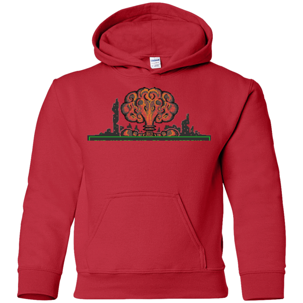 Sweatshirts Red / YS The Wasteland is Dangerous Youth Hoodie