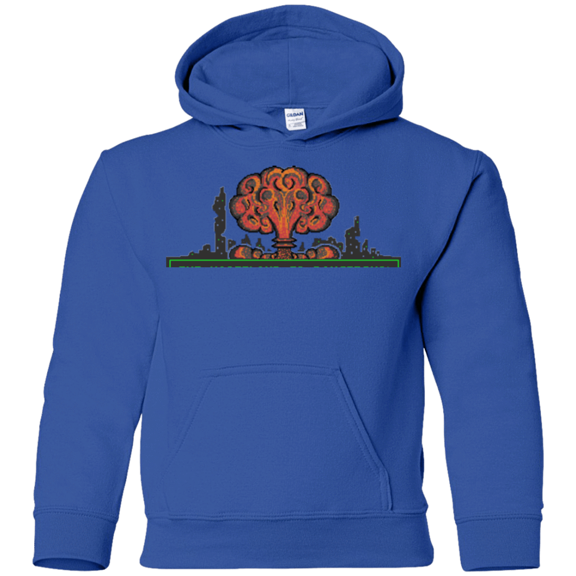 Sweatshirts Royal / YS The Wasteland is Dangerous Youth Hoodie