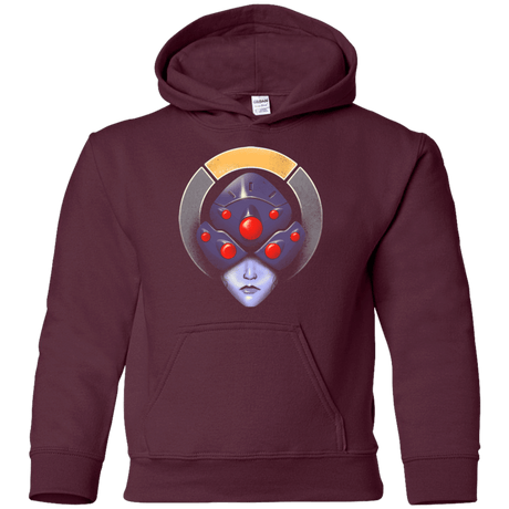 Sweatshirts Maroon / YS The Widow Assassin Youth Hoodie