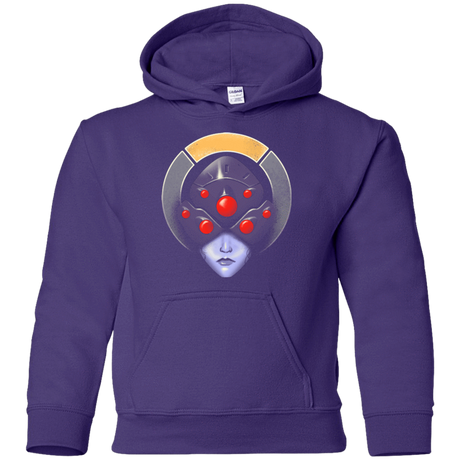 Sweatshirts Purple / YS The Widow Assassin Youth Hoodie