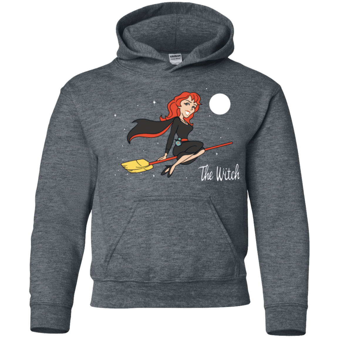 Sweatshirts Dark Heather / YS The Witch Youth Hoodie