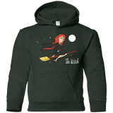 Sweatshirts Forest Green / YS The Witch Youth Hoodie