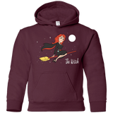 Sweatshirts Maroon / YS The Witch Youth Hoodie