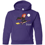 Sweatshirts Purple / YS The Witch Youth Hoodie