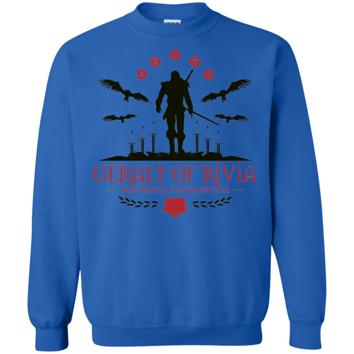 Sweatshirts Royal / Small The Witcher 3 Wild Hunt Crewneck Sweatshirt