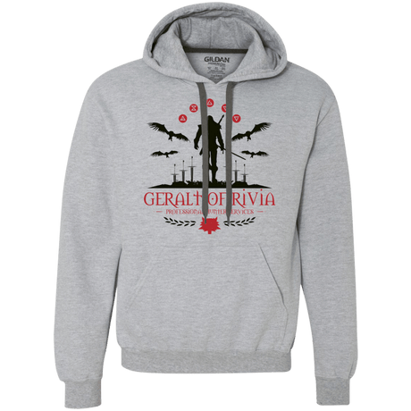 Sweatshirts Sport Grey / Small The Witcher 3 Wild Hunt Premium Fleece Hoodie