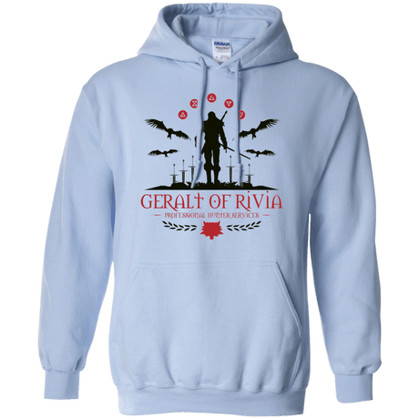 Sweatshirts Light Blue / Small The Witcher 3 Wild Hunt Pullover Hoodie