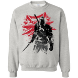 Sweatshirts Ash / Small The witcher sumi-e Crewneck Sweatshirt