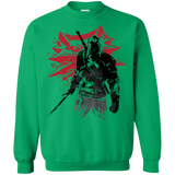 Sweatshirts Irish Green / Small The witcher sumi-e Crewneck Sweatshirt