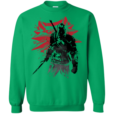 Sweatshirts Irish Green / Small The witcher sumi-e Crewneck Sweatshirt
