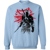 Sweatshirts Light Blue / Small The witcher sumi-e Crewneck Sweatshirt