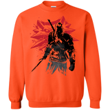 Sweatshirts Orange / Small The witcher sumi-e Crewneck Sweatshirt