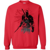 Sweatshirts Red / Small The witcher sumi-e Crewneck Sweatshirt