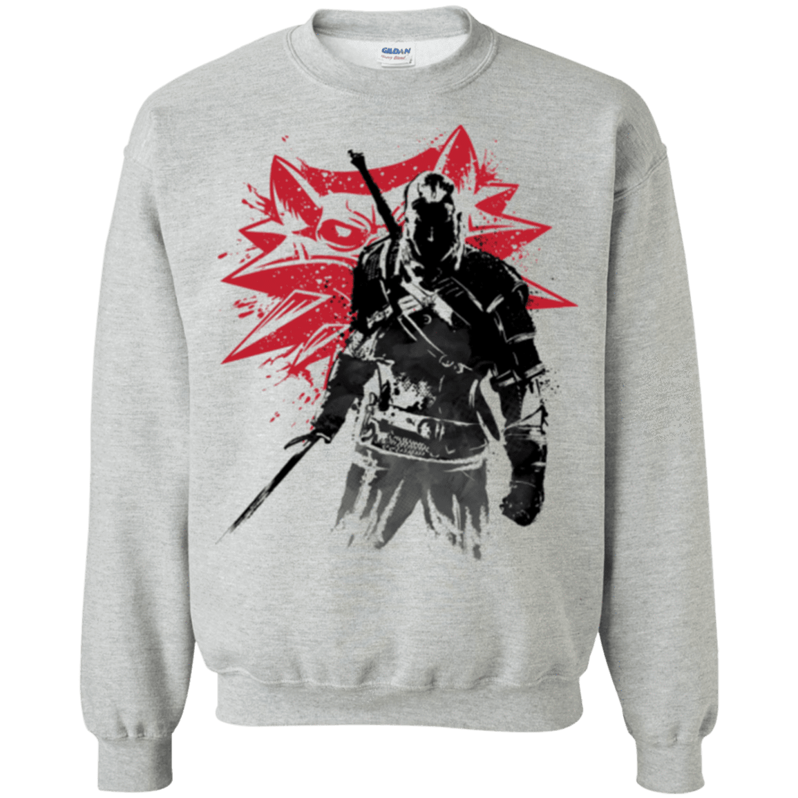 Sweatshirts Sport Grey / Small The witcher sumi-e Crewneck Sweatshirt