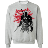 Sweatshirts Sport Grey / Small The witcher sumi-e Crewneck Sweatshirt