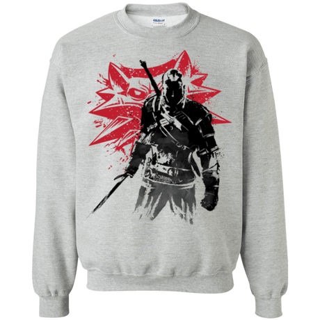 Sweatshirts Sport Grey / Small The witcher sumi-e Crewneck Sweatshirt