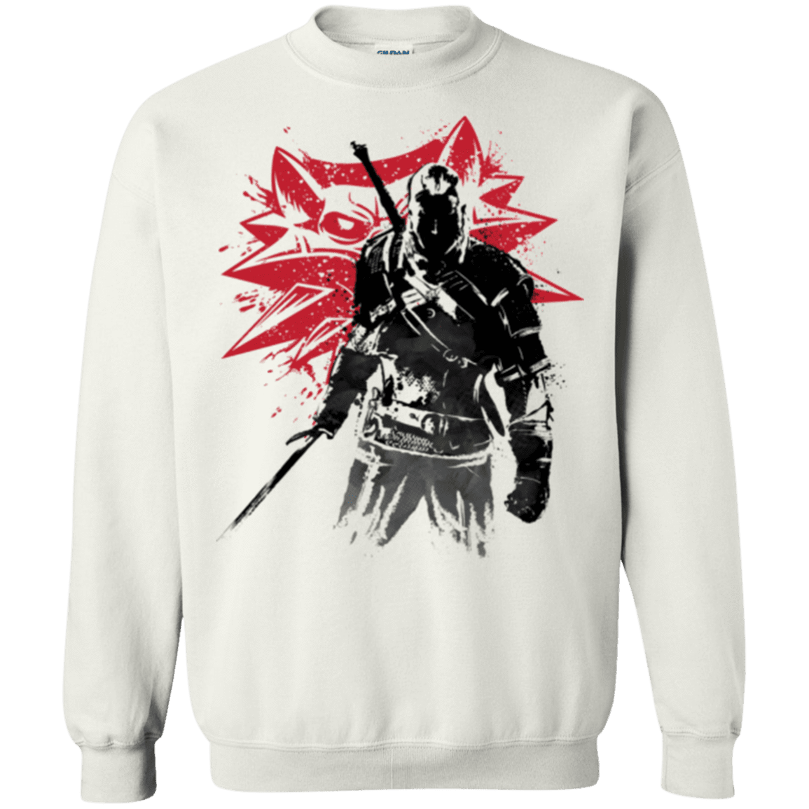 Sweatshirts White / Small The witcher sumi-e Crewneck Sweatshirt