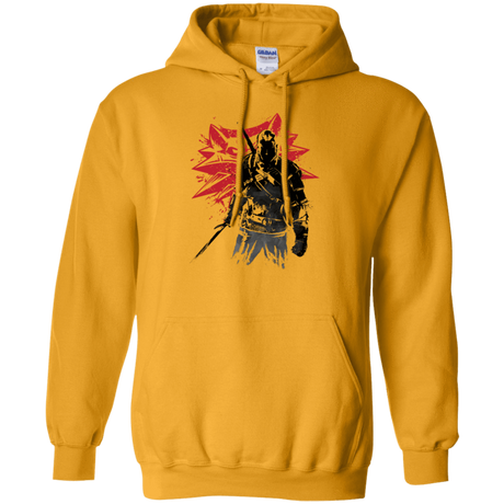 Sweatshirts Gold / Small The witcher sumi-e Pullover Hoodie