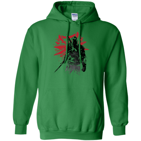 Sweatshirts Irish Green / Small The witcher sumi-e Pullover Hoodie