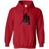 Sweatshirts Red / Small The witcher sumi-e Pullover Hoodie