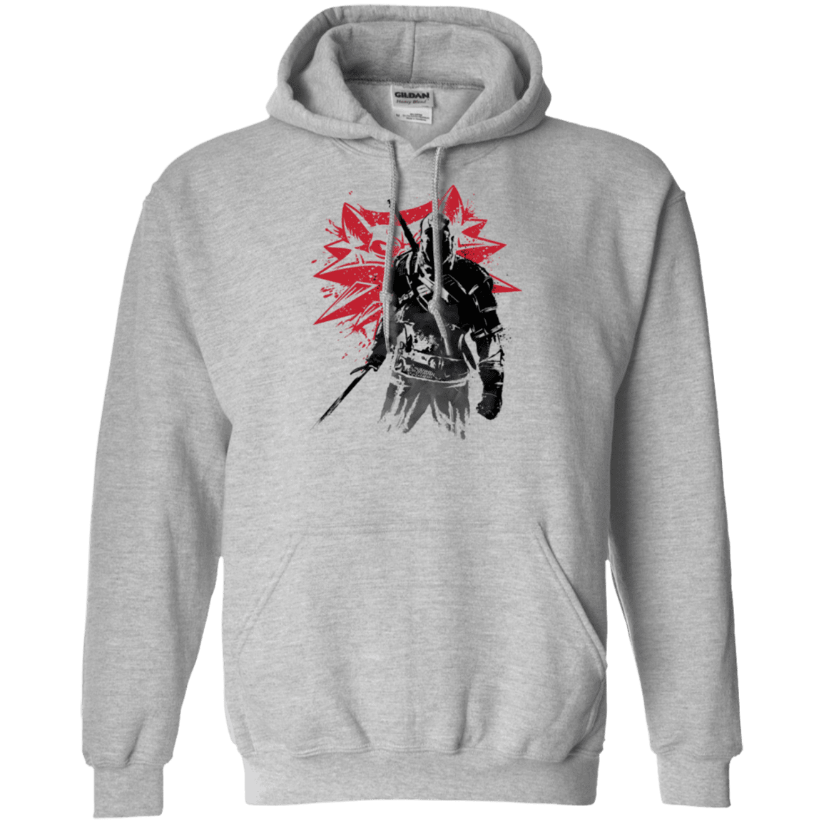 Sweatshirts Sport Grey / Small The witcher sumi-e Pullover Hoodie