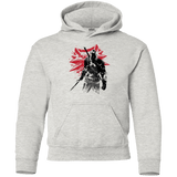 Sweatshirts Ash / YS The witcher sumi-e Youth Hoodie