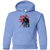 Sweatshirts Carolina Blue / YS The witcher sumi-e Youth Hoodie