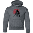 Sweatshirts Dark Heather / YS The witcher sumi-e Youth Hoodie
