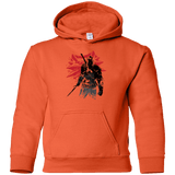 Sweatshirts Orange / YS The witcher sumi-e Youth Hoodie