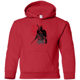 Sweatshirts Red / YS The witcher sumi-e Youth Hoodie