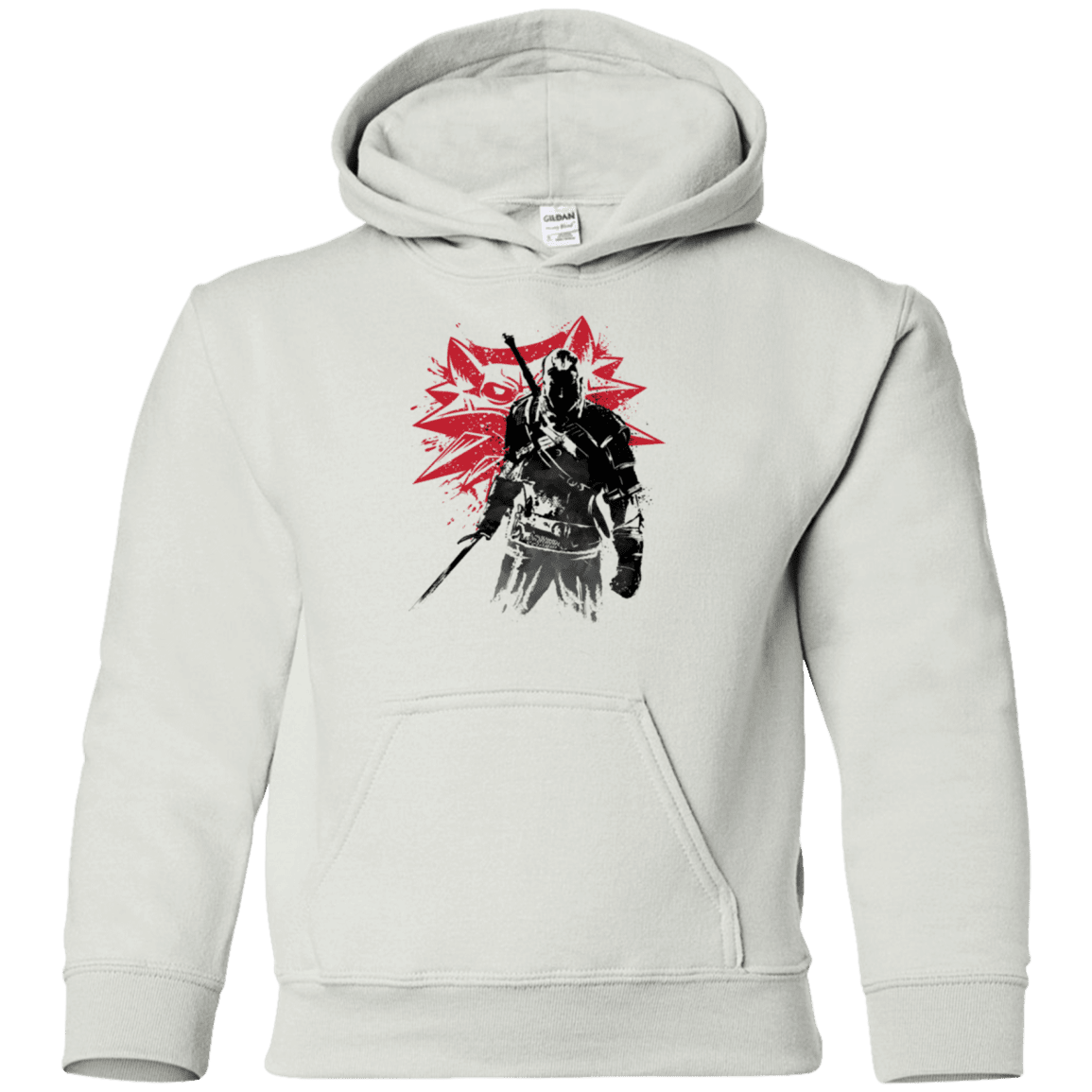 Sweatshirts White / YS The witcher sumi-e Youth Hoodie