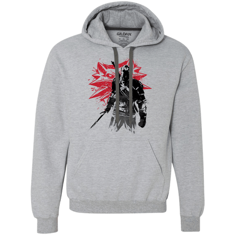 Sweatshirts Sport Grey / Small The Witcher Sumie Premium Fleece Hoodie
