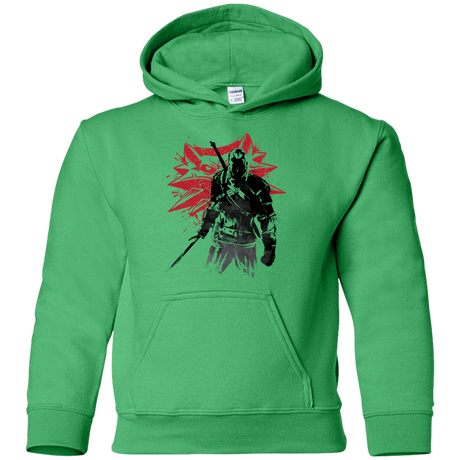 Sweatshirts Irish Green / YS The Witcher Sumie Youth Hoodie