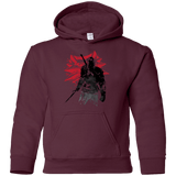 Sweatshirts Maroon / YS The Witcher Sumie Youth Hoodie