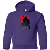 Sweatshirts Purple / YS The Witcher Sumie Youth Hoodie