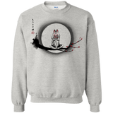 Sweatshirts Ash / Small The Wolf Girl Crewneck Sweatshirt