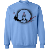 Sweatshirts Carolina Blue / Small The Wolf Girl Crewneck Sweatshirt