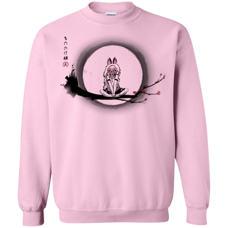 Sweatshirts Light Pink / Small The Wolf Girl Crewneck Sweatshirt