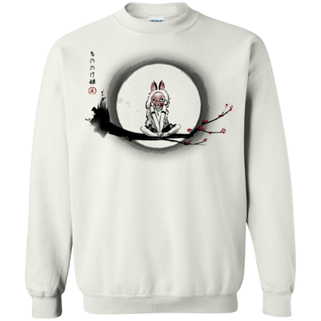 Sweatshirts White / Small The Wolf Girl Crewneck Sweatshirt